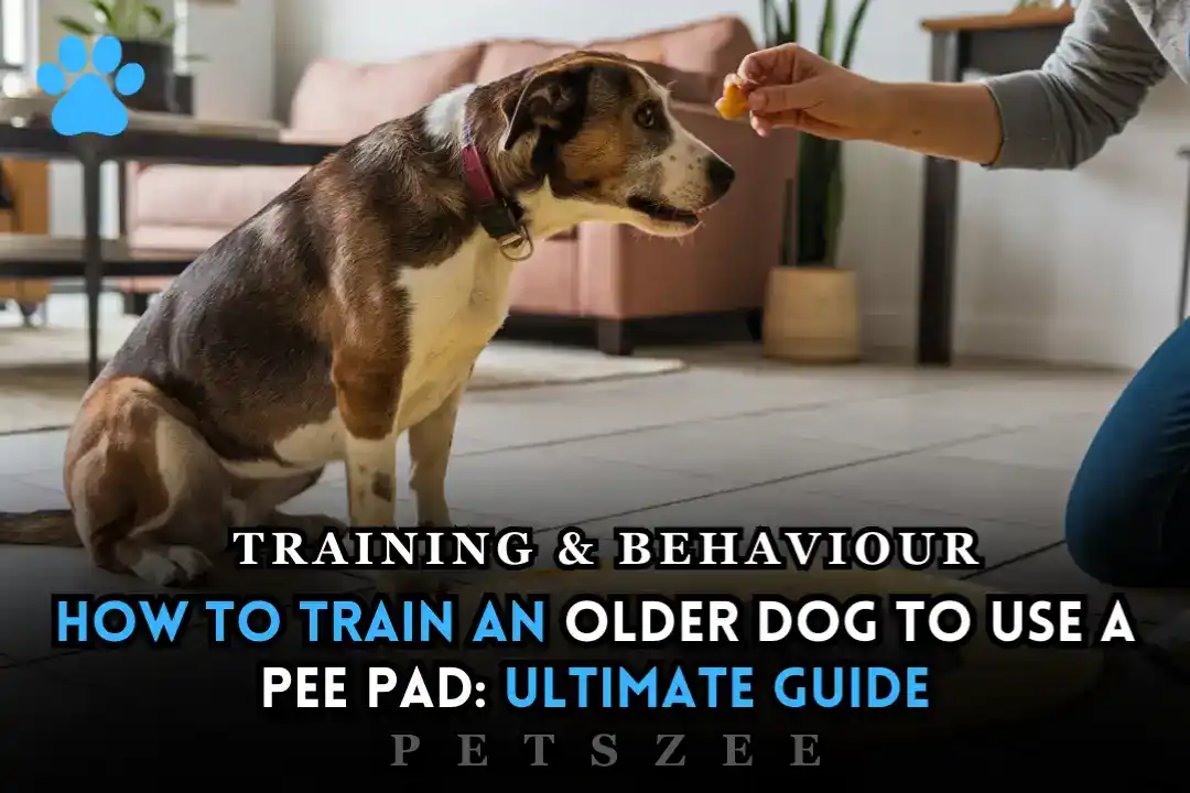 How to train an older dog to use a pee pad